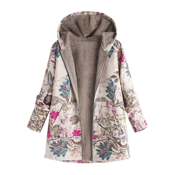 Elara Bloom | women's floral winter coat